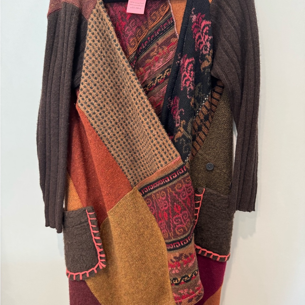 HoneyBea Homemade Patchwork Multicolor Sweater